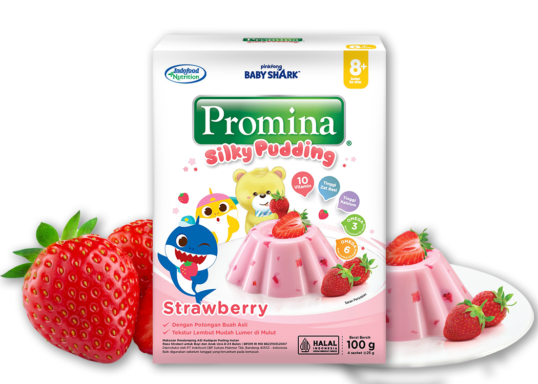 Promina Silky Pudding Strawberry