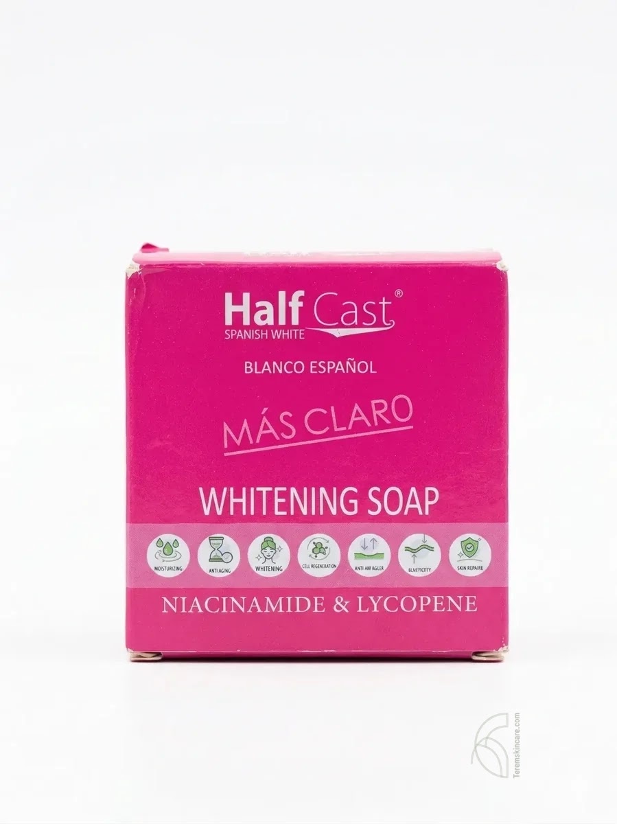 Half Cast  Spanish White Whitening Soap Niacinamide & Lycopene
