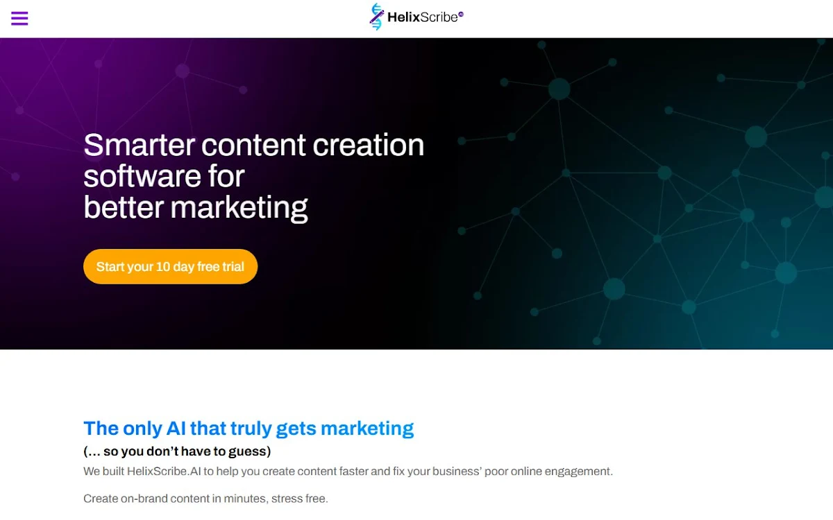 Captura de HelixScribe Content Creation Software