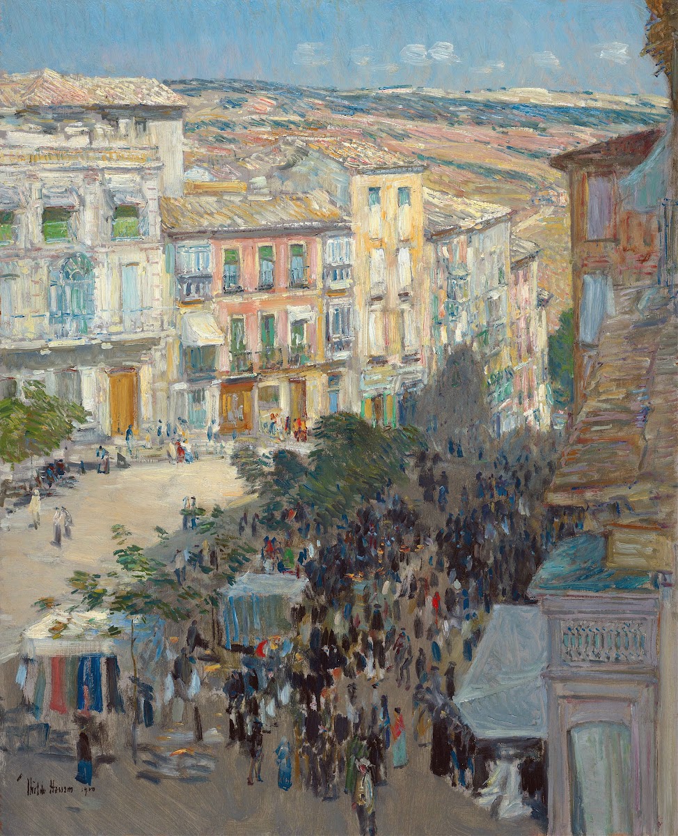 View of a Southern French City 1910