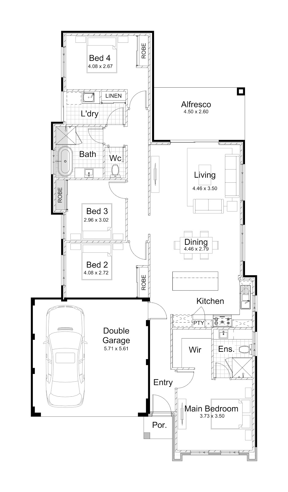 House and Land Investment Property in Karnup, WA (4.3% Yield) | Aus Investment Properties - Floor Plan 1