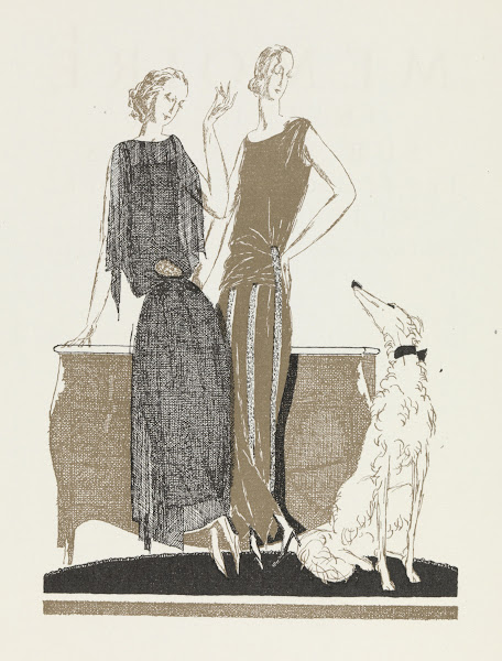 Two dresses by Doeuillet 1921