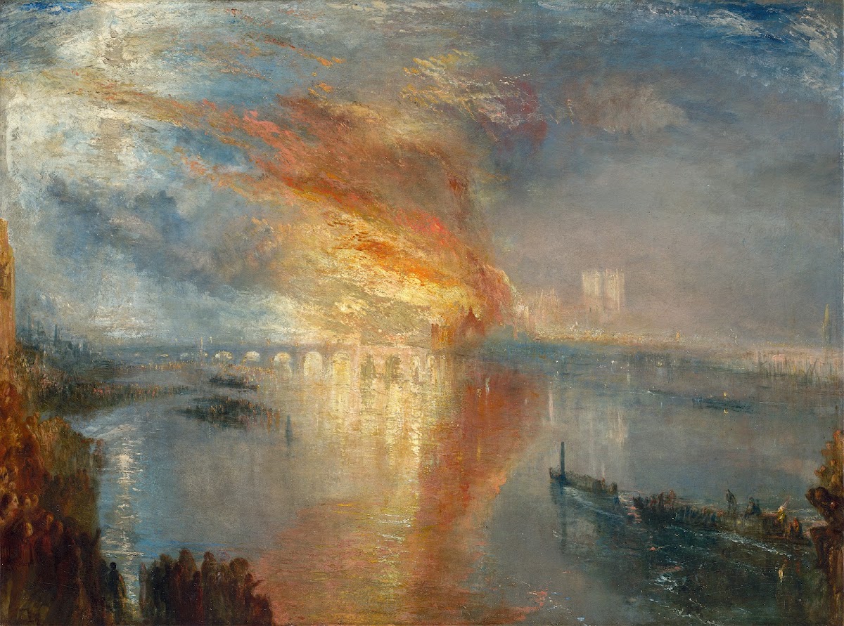 The Burning of the Houses of Lords and Commons 16 October 1834 1835