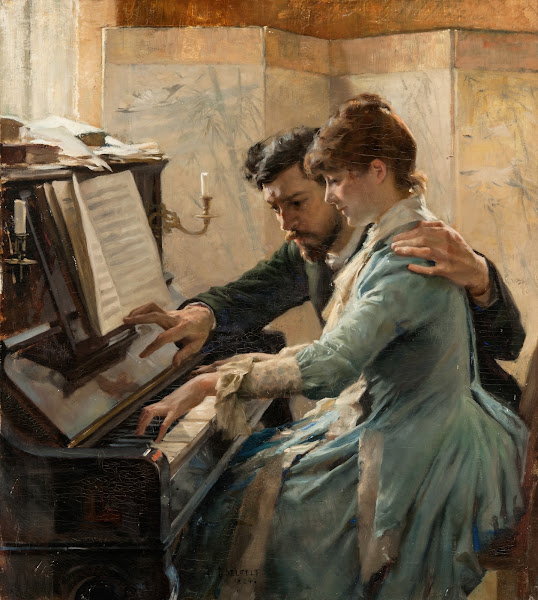 At the Piano 1884