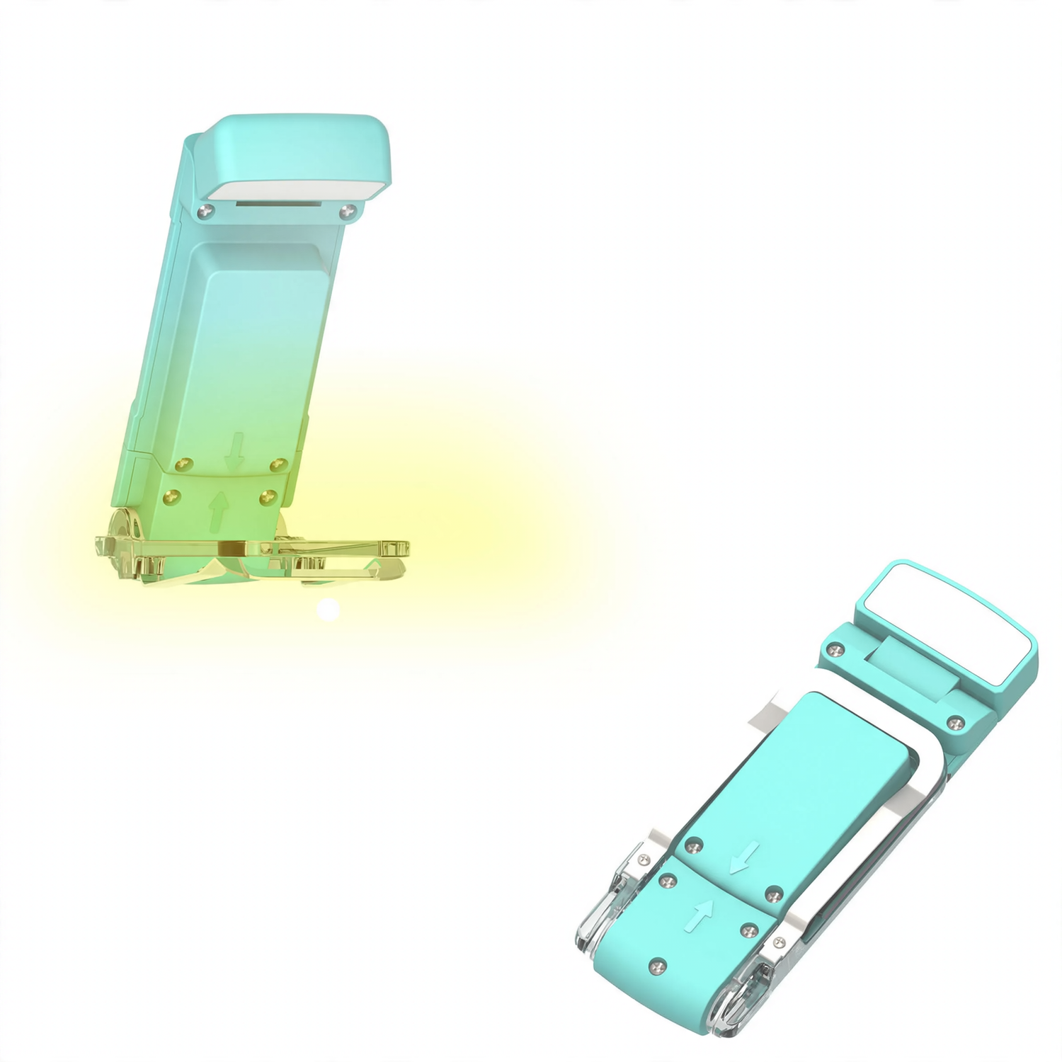 Foldable LED Clip Light for Books, USB Rechargeable