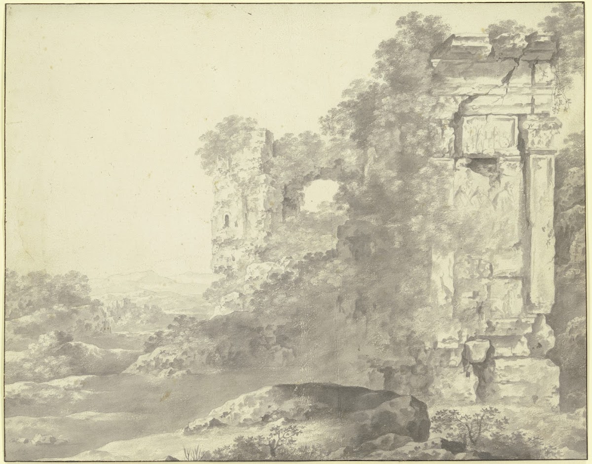 Roman ruins ca 1640  1650