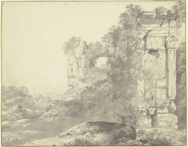 Roman ruins ca 1640  1650