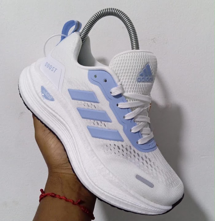 Adidas Response Boost Blanco Celeste