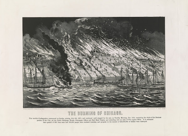 The burning of Chicago 1871