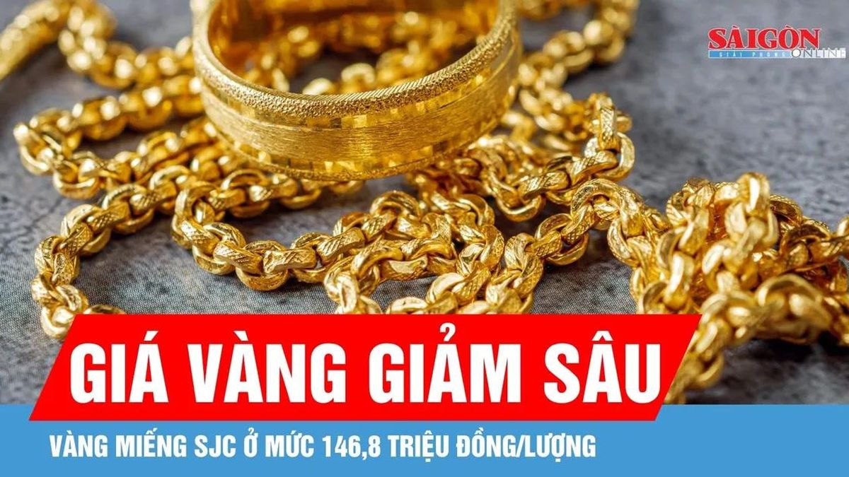 Sáng 14-7, giá vàng trong nước giảm sâu - Báo Sài Gòn Giải Phóng