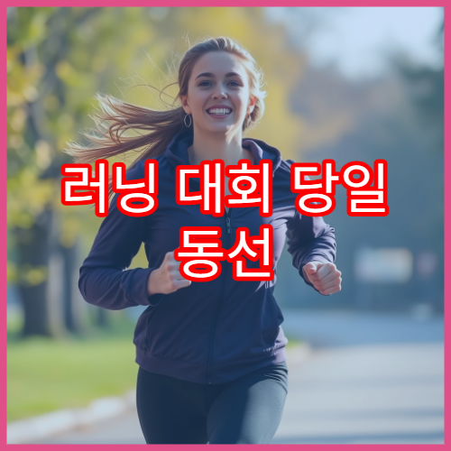 러닝 대회 당일 동선 준비 체크해야 할 세부 팁