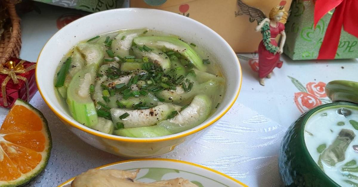 Canh mướp nấu tôm khô