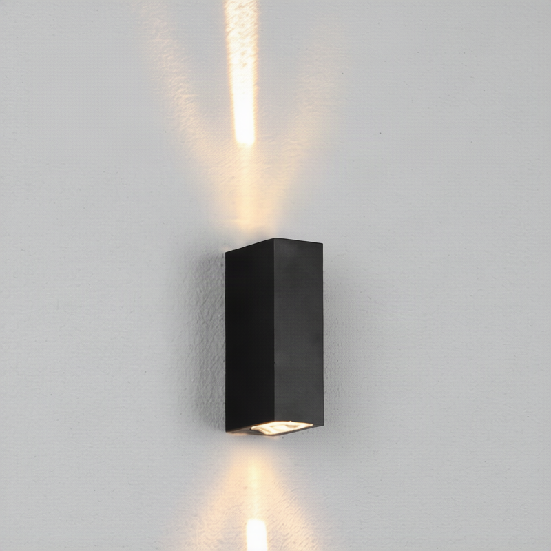 LED-Wandleuchte, Aluminium, wasserfest