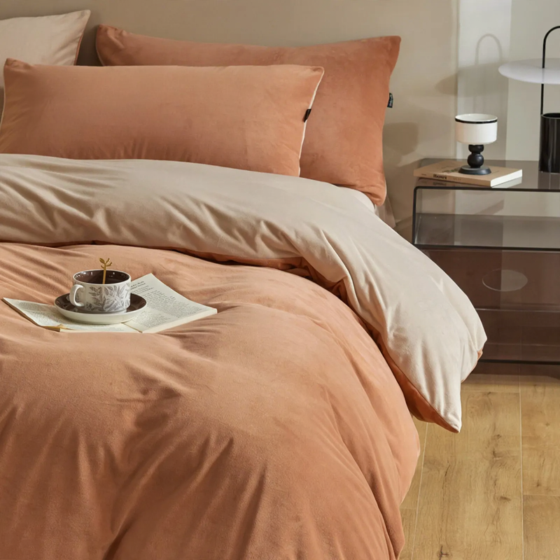 Milk fiber bedding set, 4-piece, winter warmth