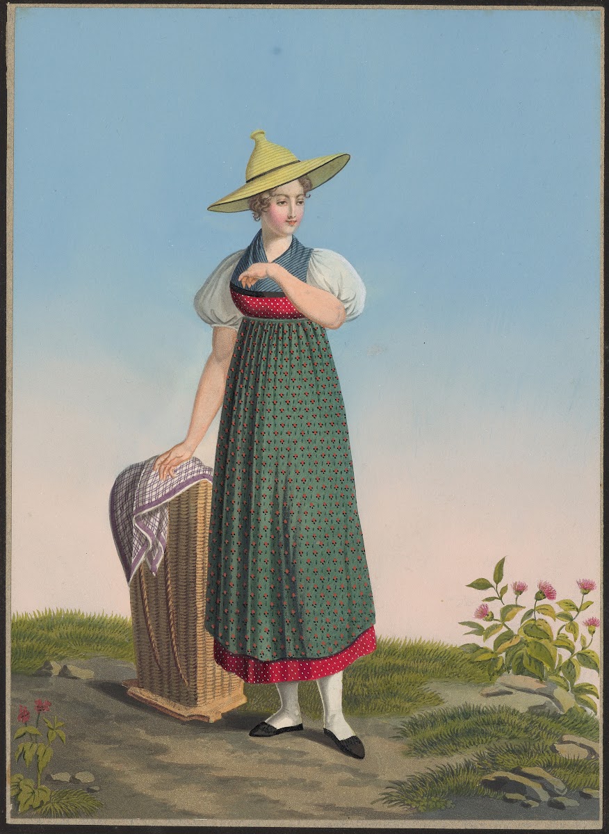 Barbe Favre De Lutry près de Lausanne 1825 1830