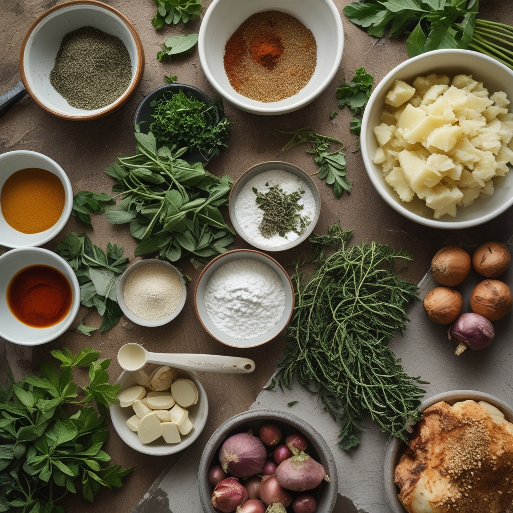 Ingredients for I'M Obsessed With Super Hearty Potato Casserole! Easy Comfort Food for Family Dinners