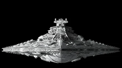 Minimalism, Star Destroyer, Star Wars, Spaceship, Monochrome 4K Wallpaper Background