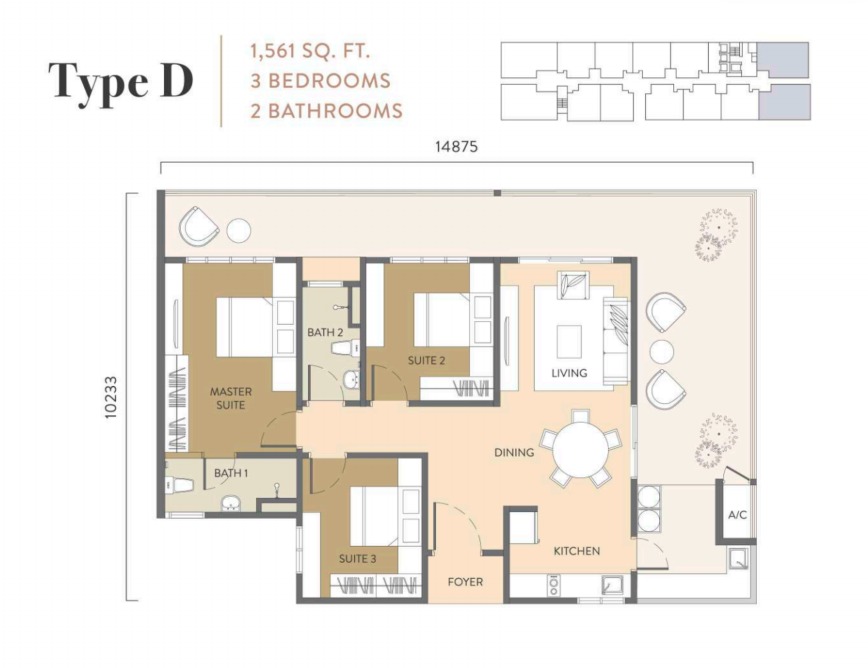 Quaver Residence 戶型圖