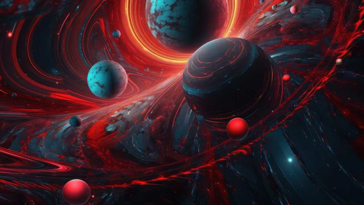 Ai Art, Planet, Space, Illustration, Abstract 2K Desktop Wallpaper