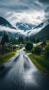 Geometric Origami Crane Composition