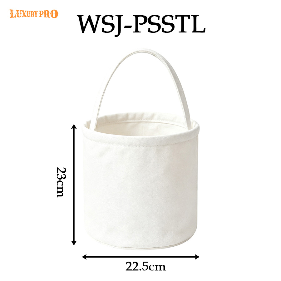 Halloween Color Block Handheld Basket‑Multicolor