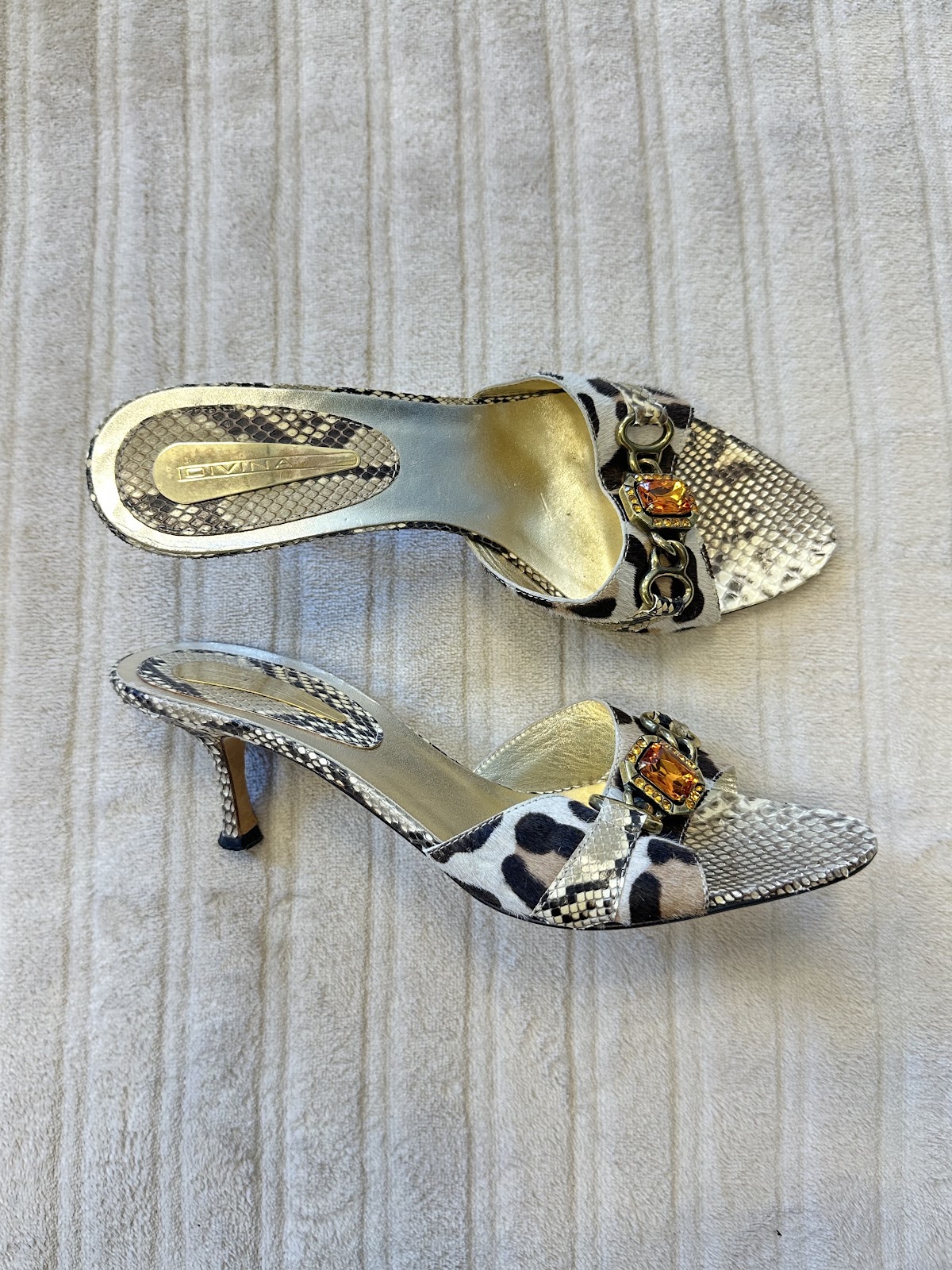 Divina Animal Print Heels