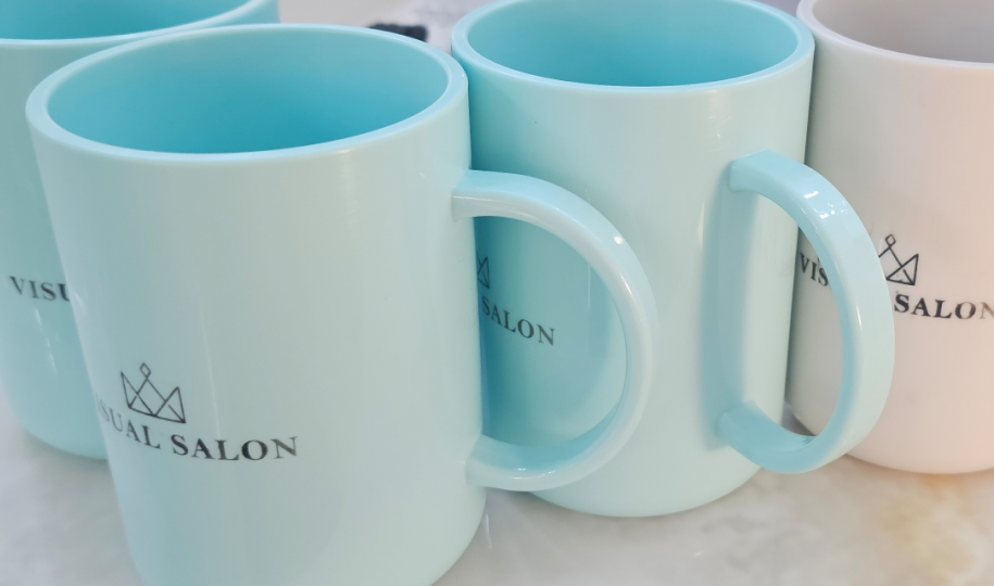 비주얼살롱 로고컵