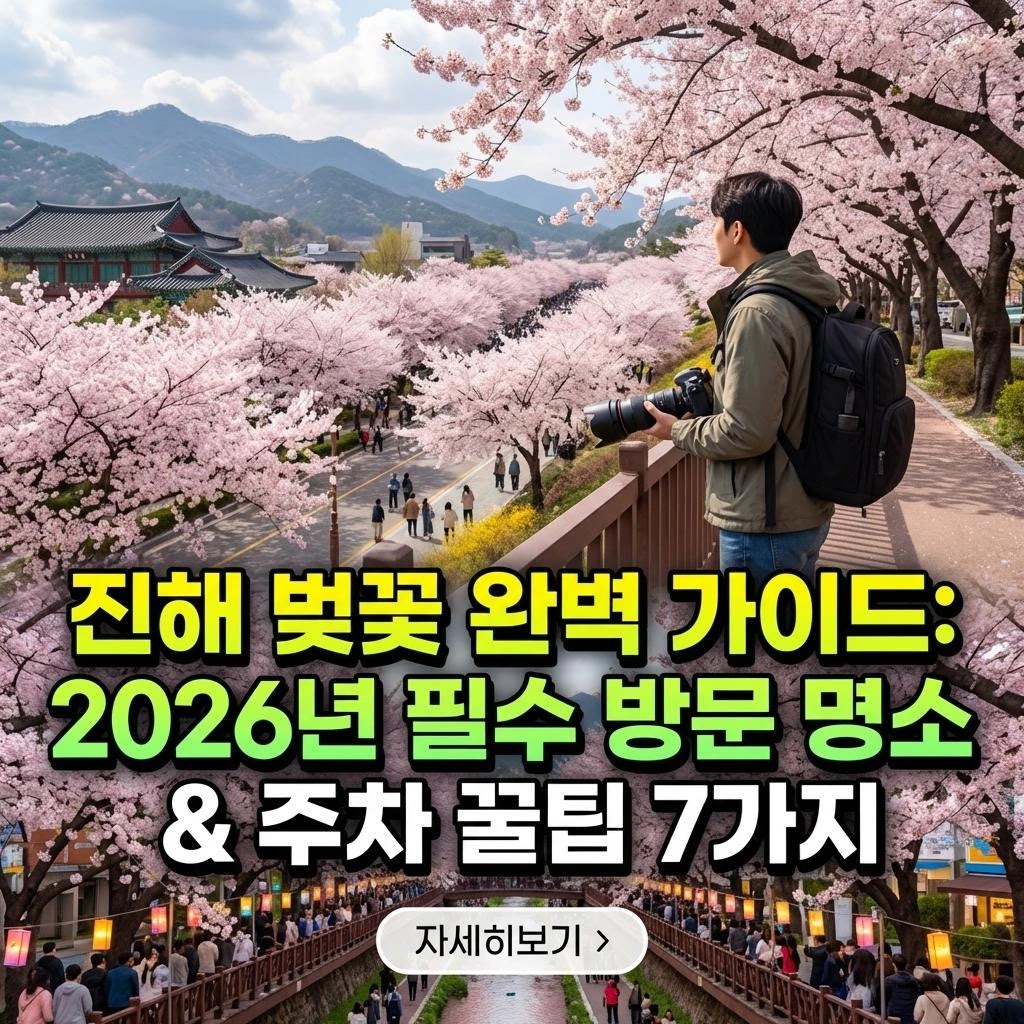 2026 진해 벚꽃 여행: 아이와 즐기는 완벽 가이드