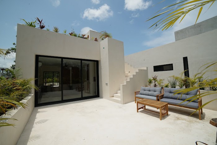 Habitat home covered terrace