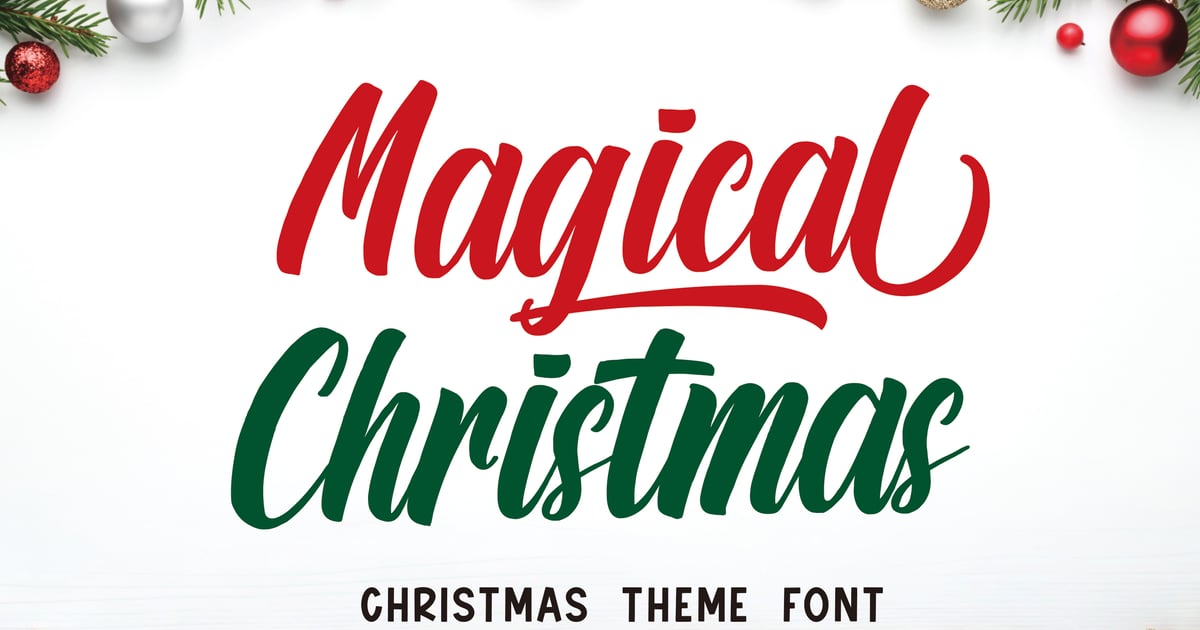 Magical Christmas Font Free Download – Envato Elements