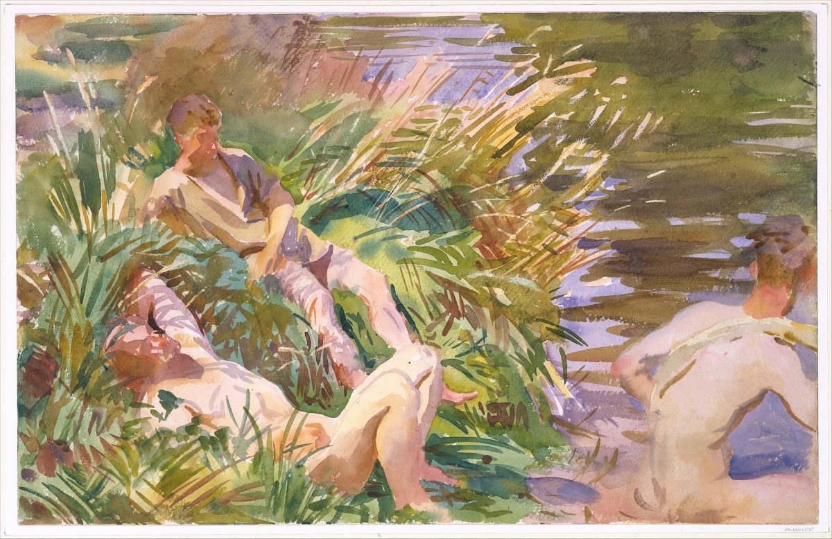Tommies Bathing 1918