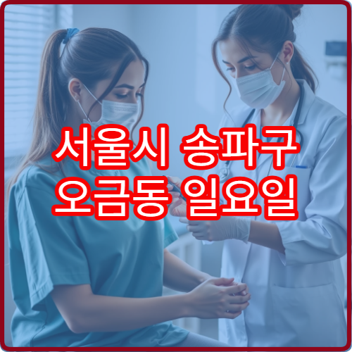 서울시 송파구 오금동 일요일 산부인과 진료 병원 휴일 진료