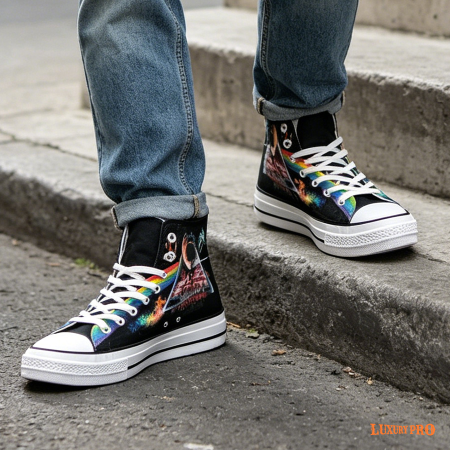SH05 High-Top Canvas Shoes
