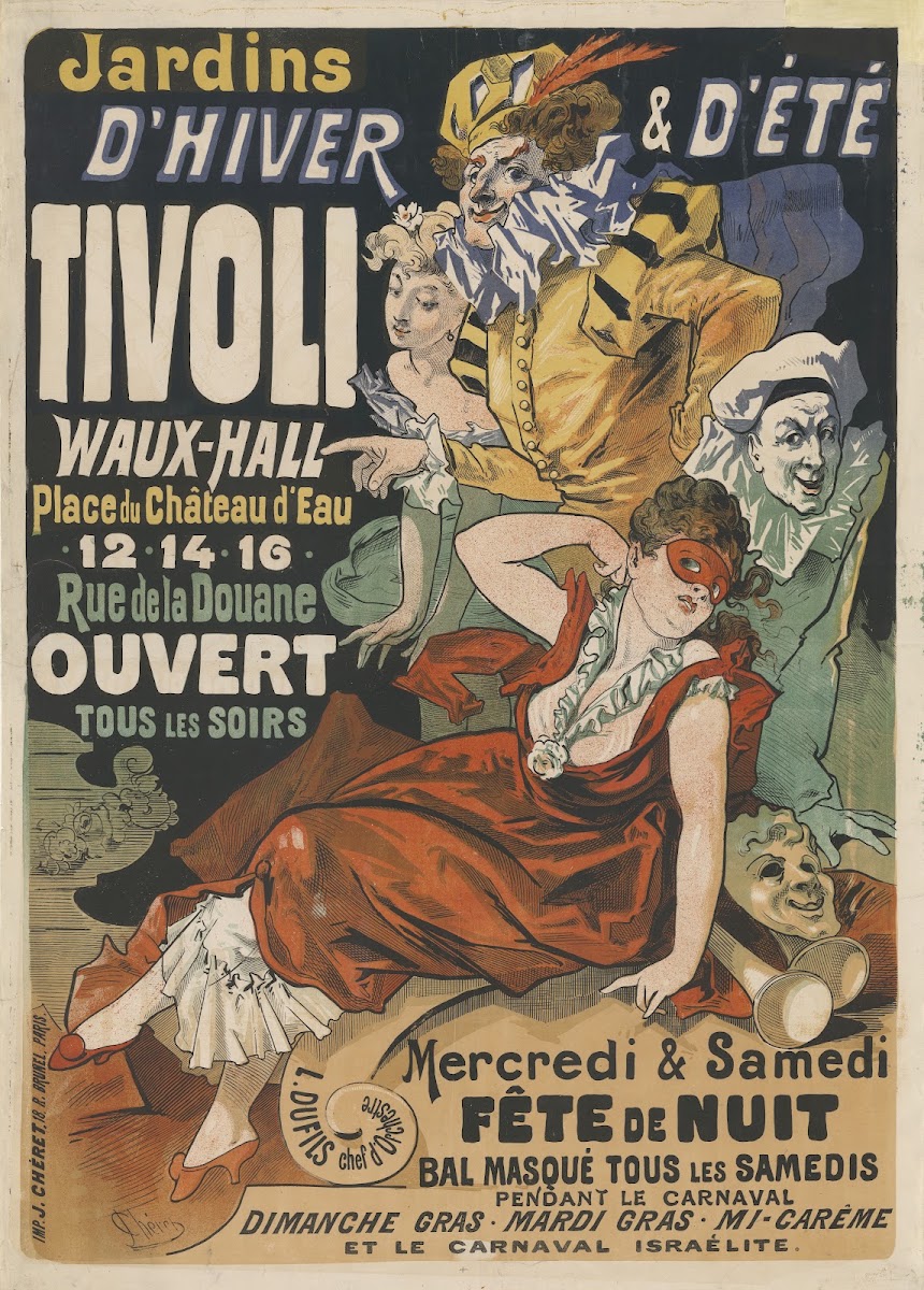 Jardins dhiver  dété Tivoli Waux Hall 1874