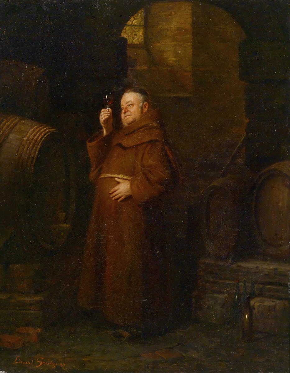MöNch Bei Der Weinprobe