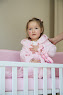 Children's bathrobe Twins Belle size 86–92 (100% cotton terry cloth) pink