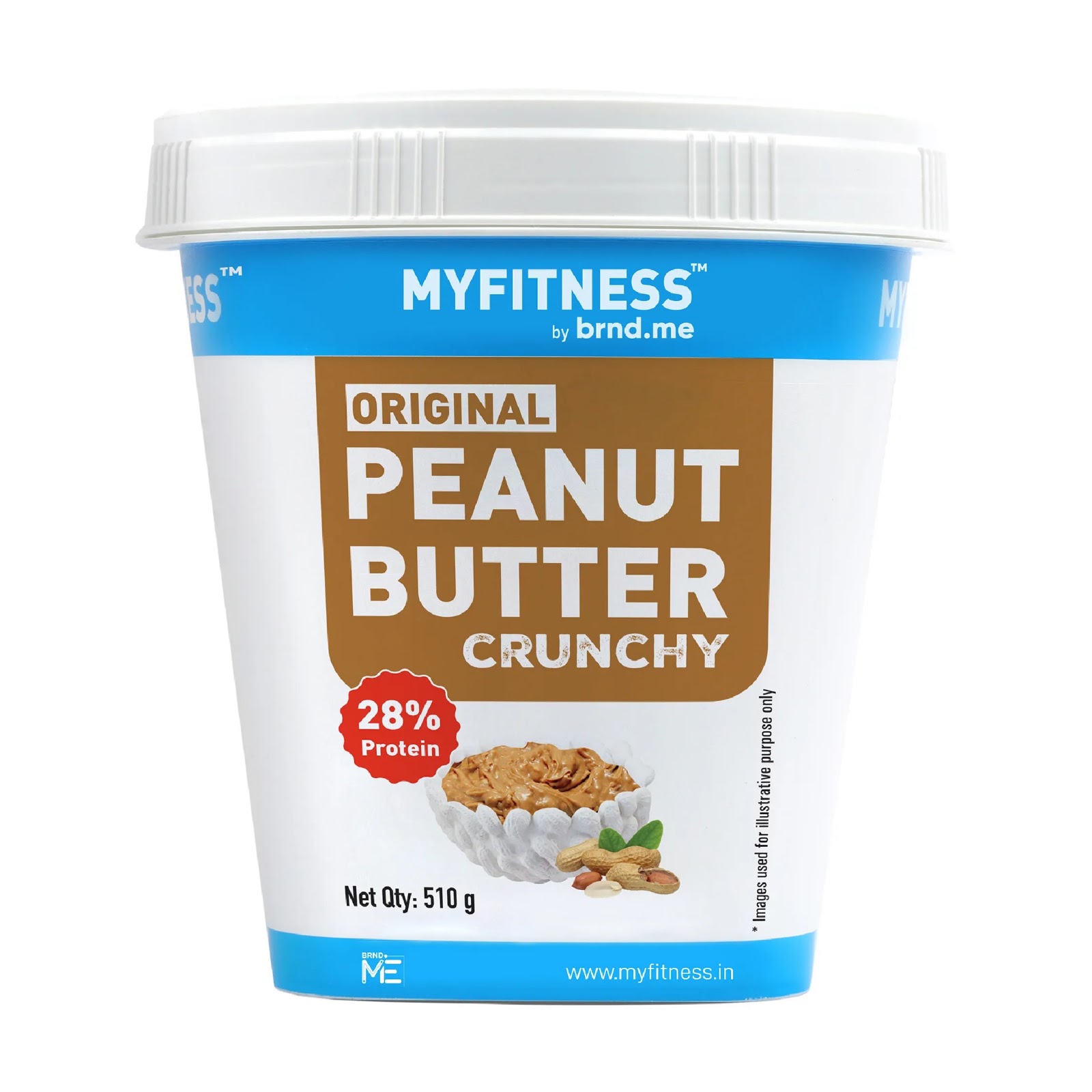 MyFitness Peanut Butter - Original — Crunchy, 510 g