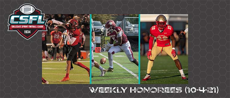 CSFL Week #3 Honorees