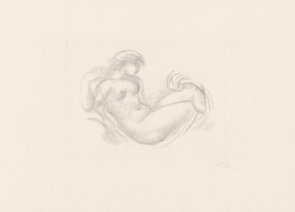 Femme en berceau bras droit levé 1925