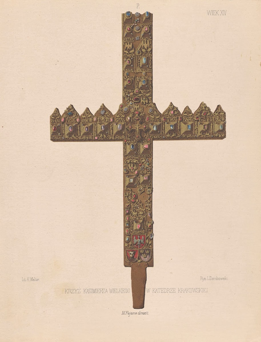 Cross of Casimir the Great in the Kraków Cathedral 1855   1858