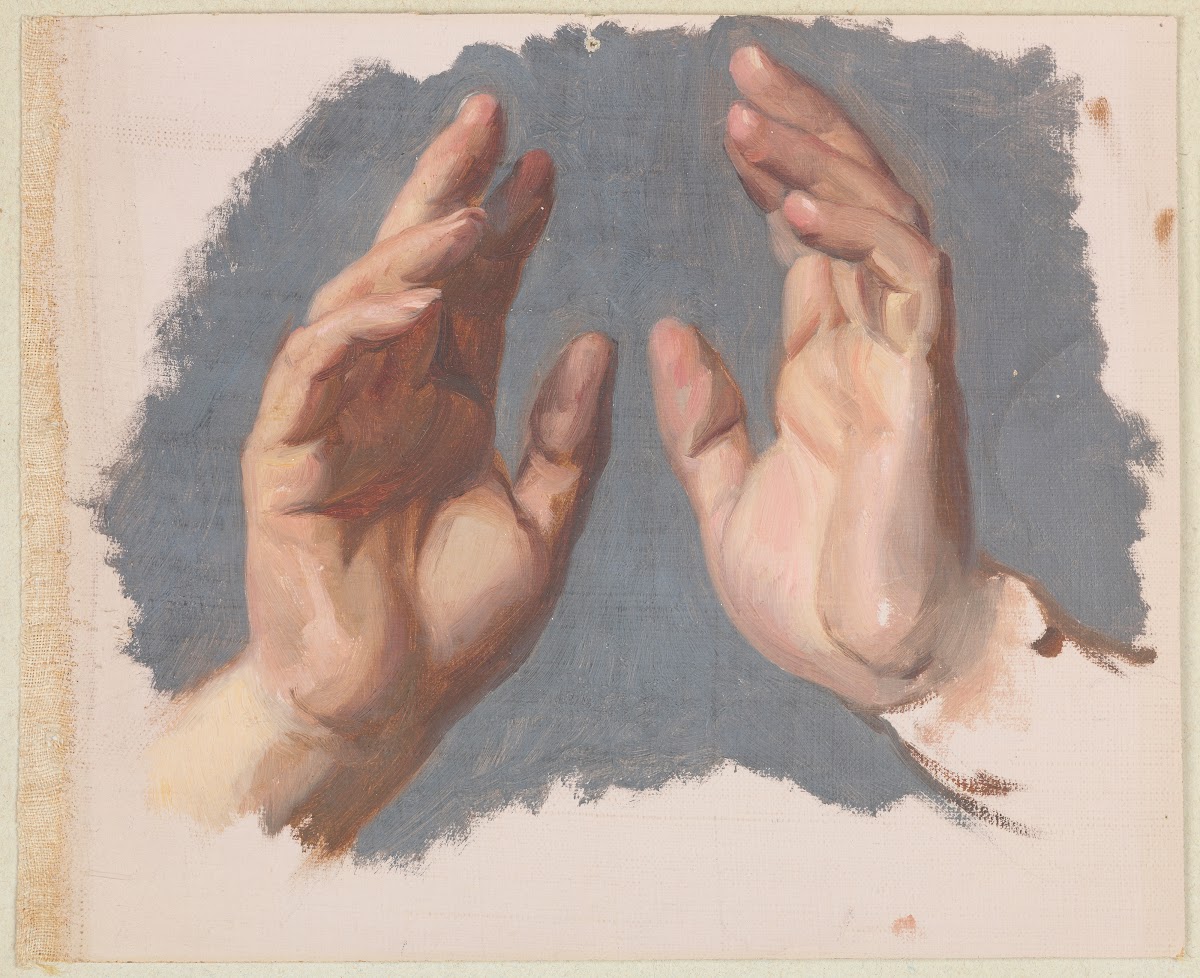 Study of Both Hands of the Bishop for the Painting The Oath of Queen Jadwiga 186