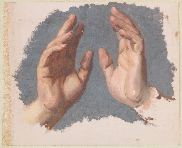 Study of Both Hands of the Bishop for the Painting The Oath of Queen Jadwiga 186