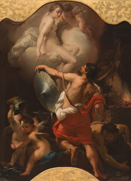 Venus Ordering Armor for Aeneas at Vulcans Forge ca 1770 1775
