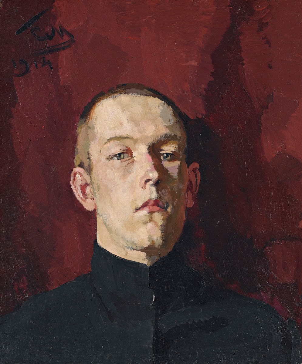 Portrait of the artists son vladimir 1914
