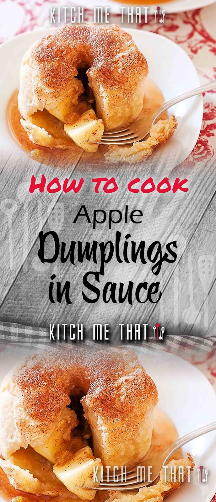 Apple Dumplings in Sauce