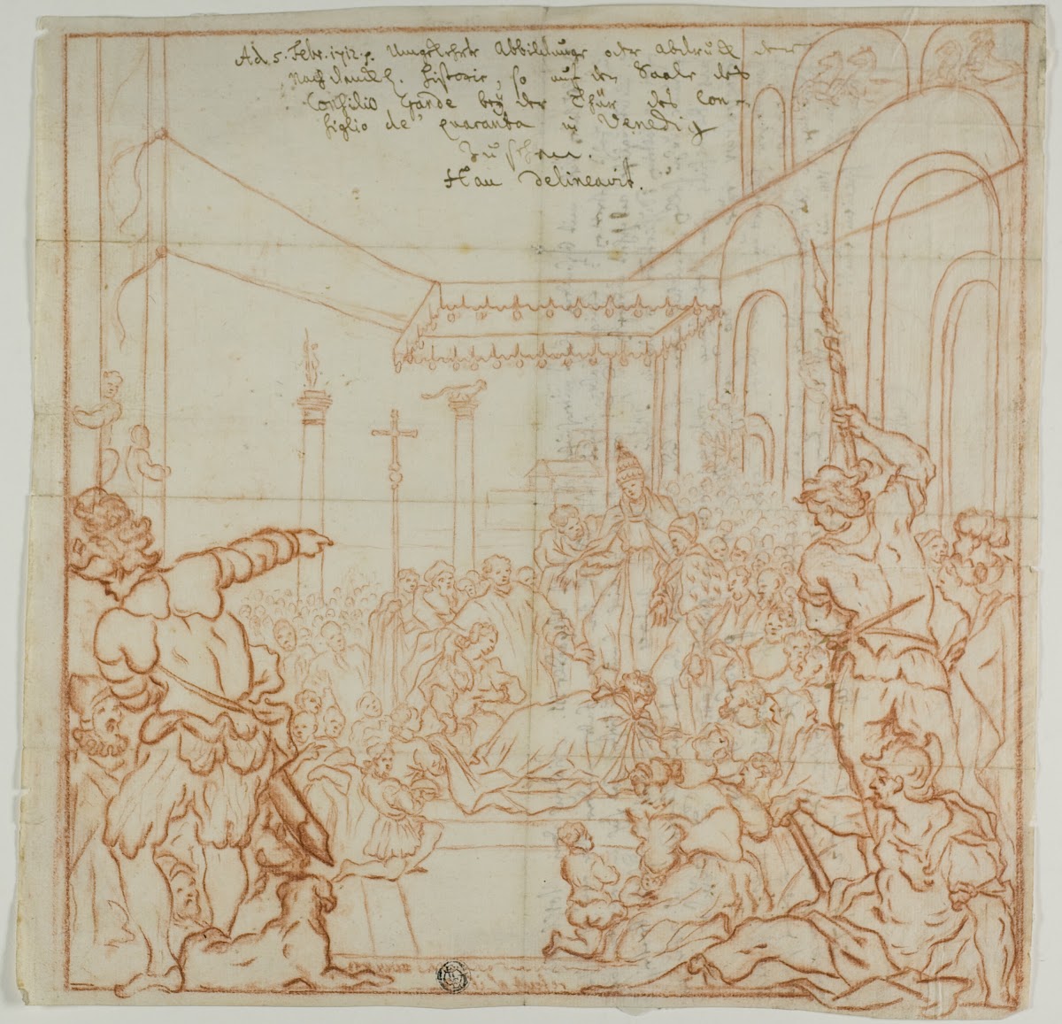 Submission Of The Emperor Frederick Barbarossa To Pope Alexander III 1712
