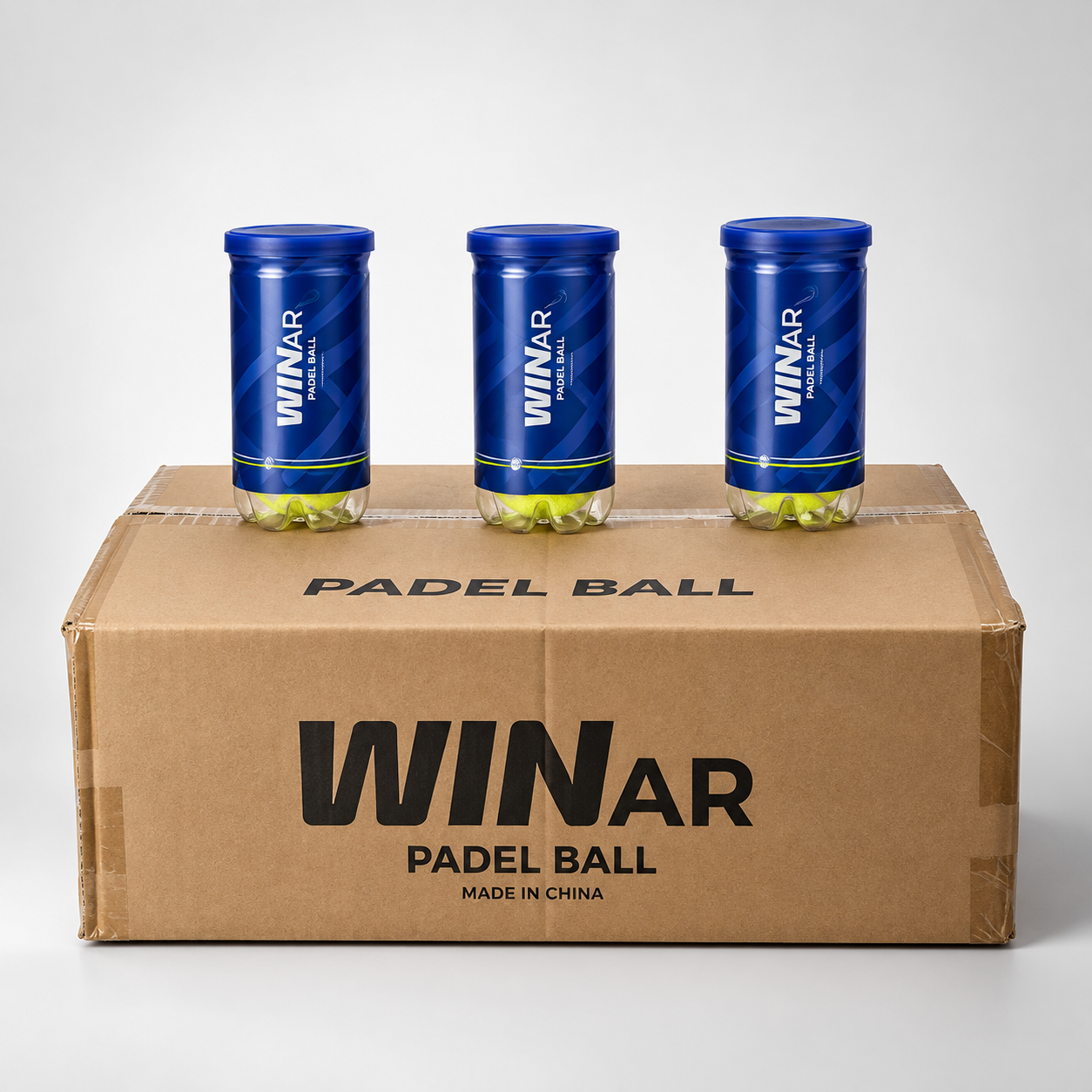 Pelotas Winar pádel – caja x 24 tubos de 2