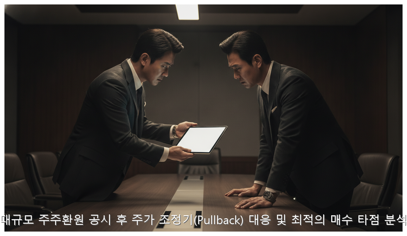 대규모 주주환원 공시 후 주가 조정기(Pullback) 대응 및 최적의 매수 타점 분석 핵심 안내 및 분석 인포그래픽 (5)