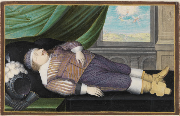 Philipp Ludwig zu Rappoltstein auf dem Totenbett 1637