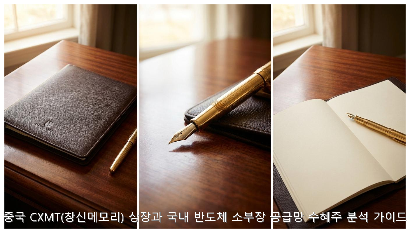 중국 CXMT(창신메모리) 상장과 국내 반도체 소부장 공급망 수혜주 분석 가이드 핵심 안내 및 분석 인포그래픽 (3)